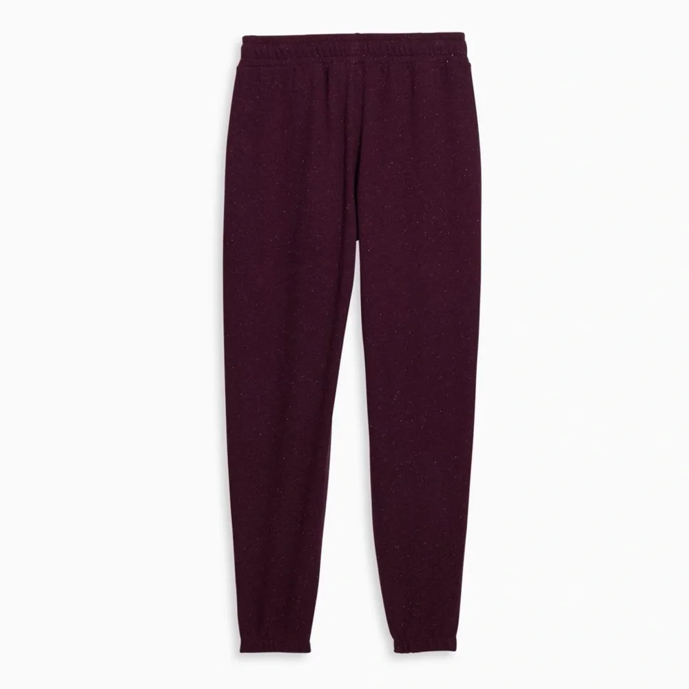 Puma Women's Live In Burgundy Speckled Sweatpants - Picture 7 of 12